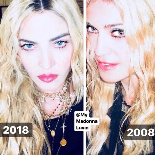 Madonna, #10YearChallenge